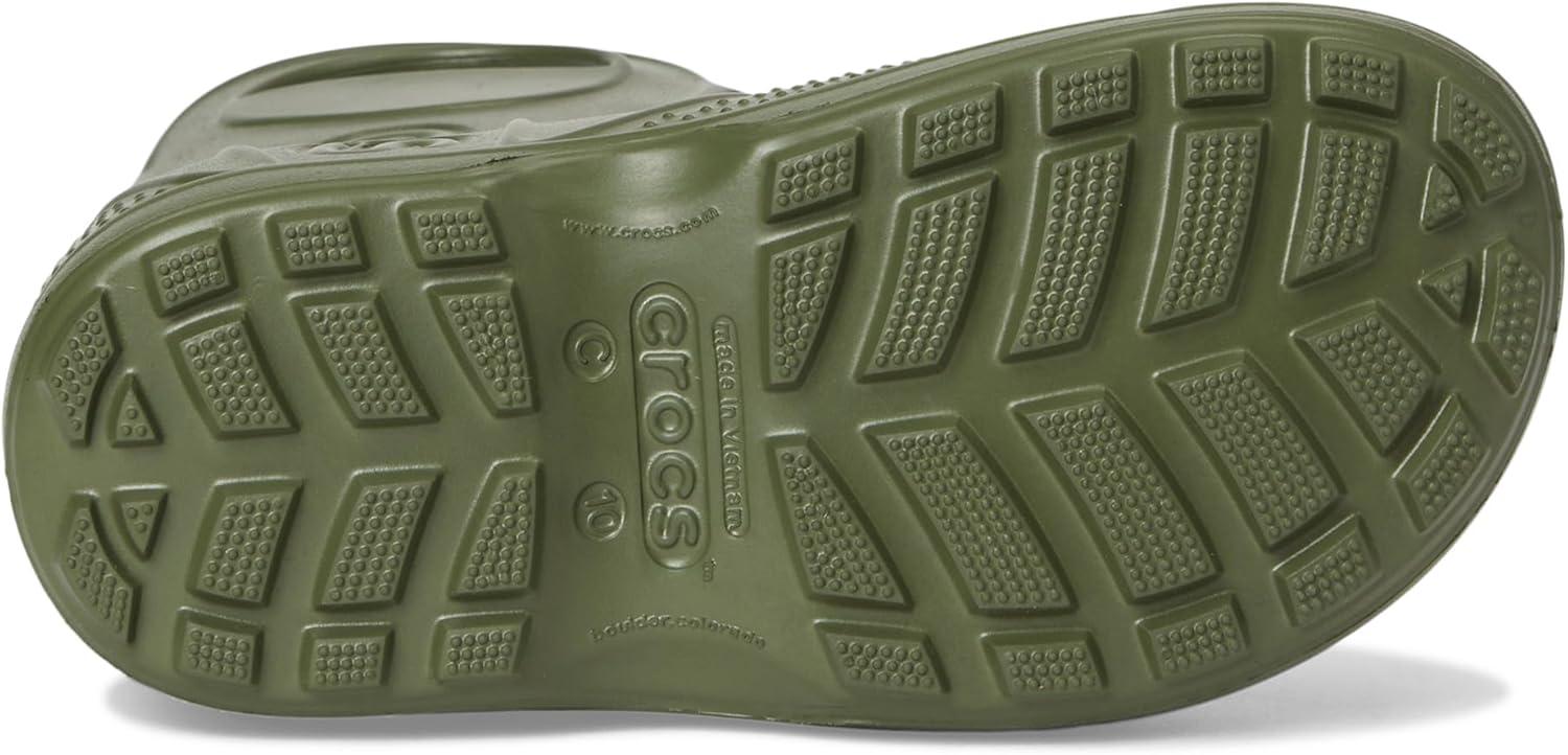 imagecrocs Handle It Graphic Rain Boot Kids PullOn BootArmy Green