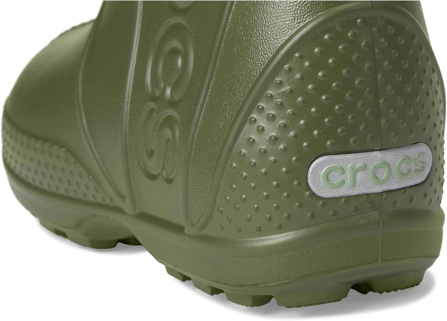 imagecrocs Handle It Graphic Rain Boot Kids PullOn BootArmy Green