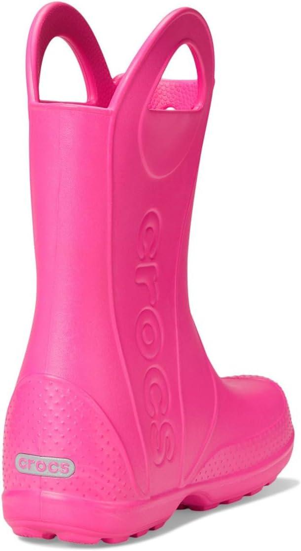imagecrocs Handle It Graphic Rain Boot Kids PullOn BootPink Crush