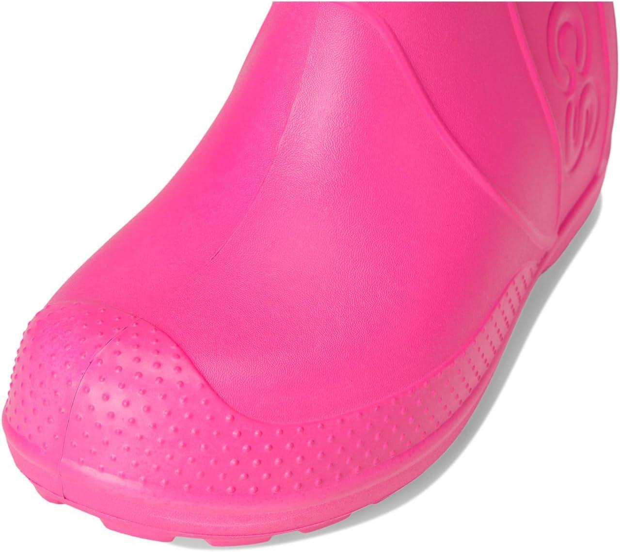 imagecrocs Handle It Graphic Rain Boot Kids PullOn BootPink Crush