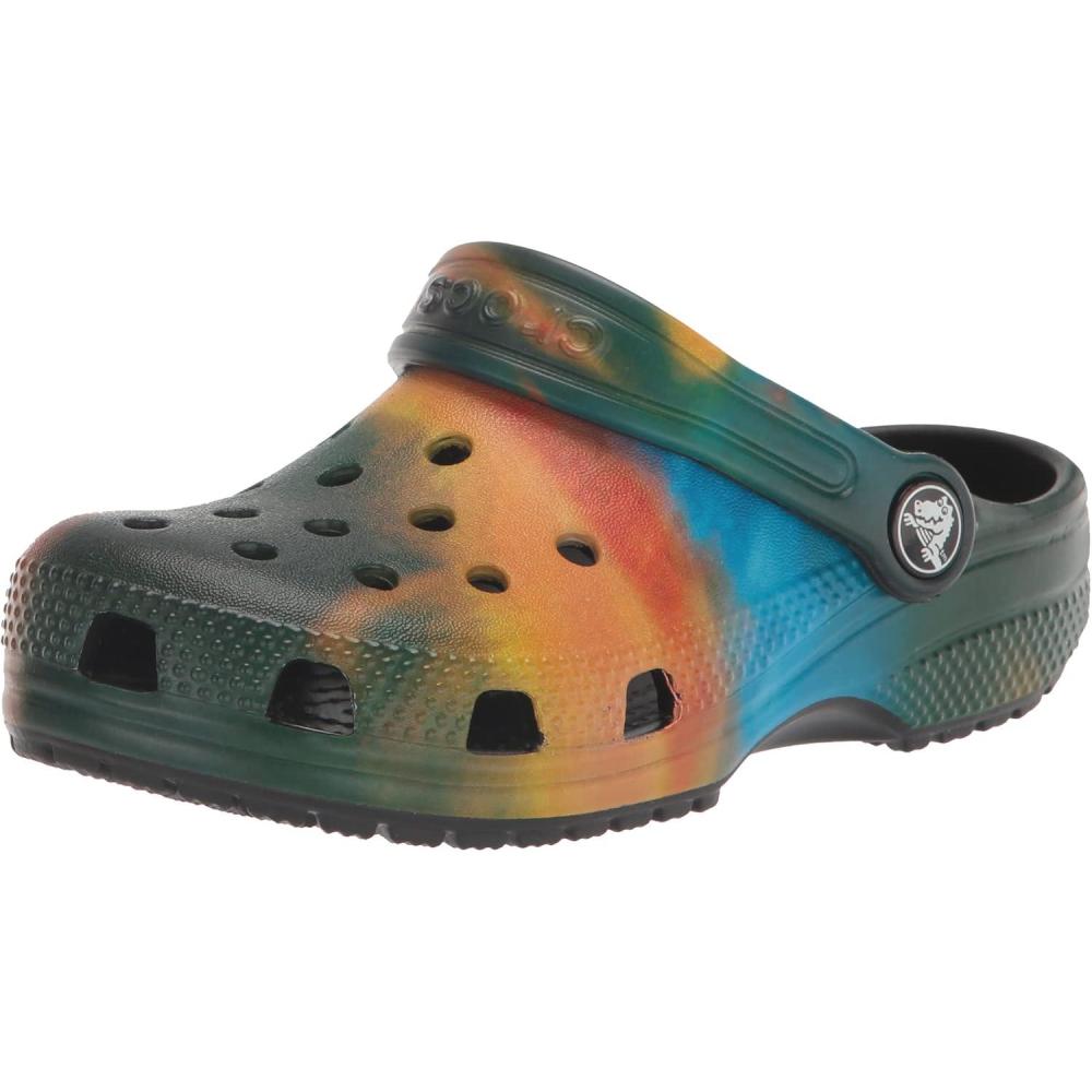 imageCrocs Kids Classic Tie Dye ClogsMulti Tiedye