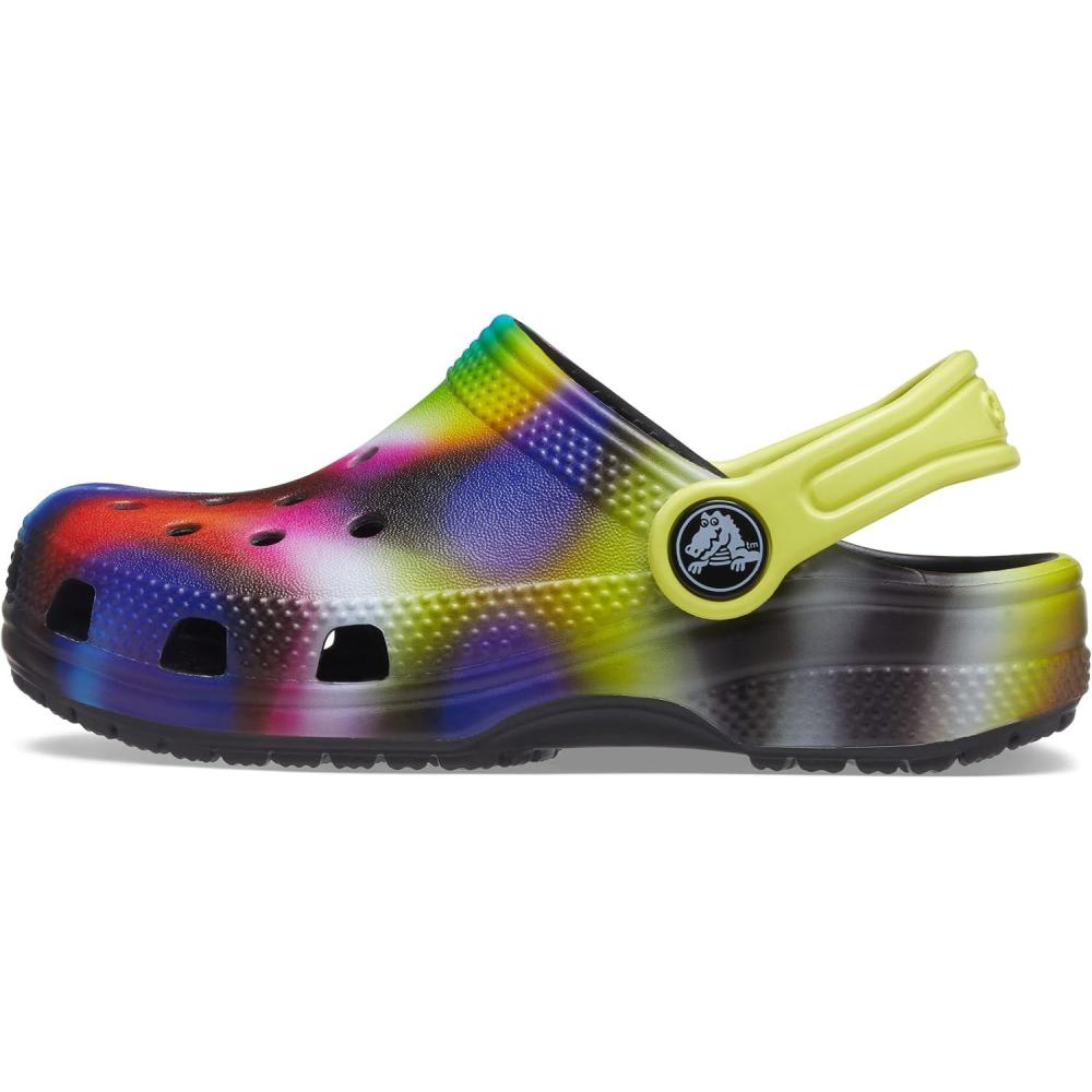 imageCrocs Kids Classic Tie Dye ClogsSolar Rainbow