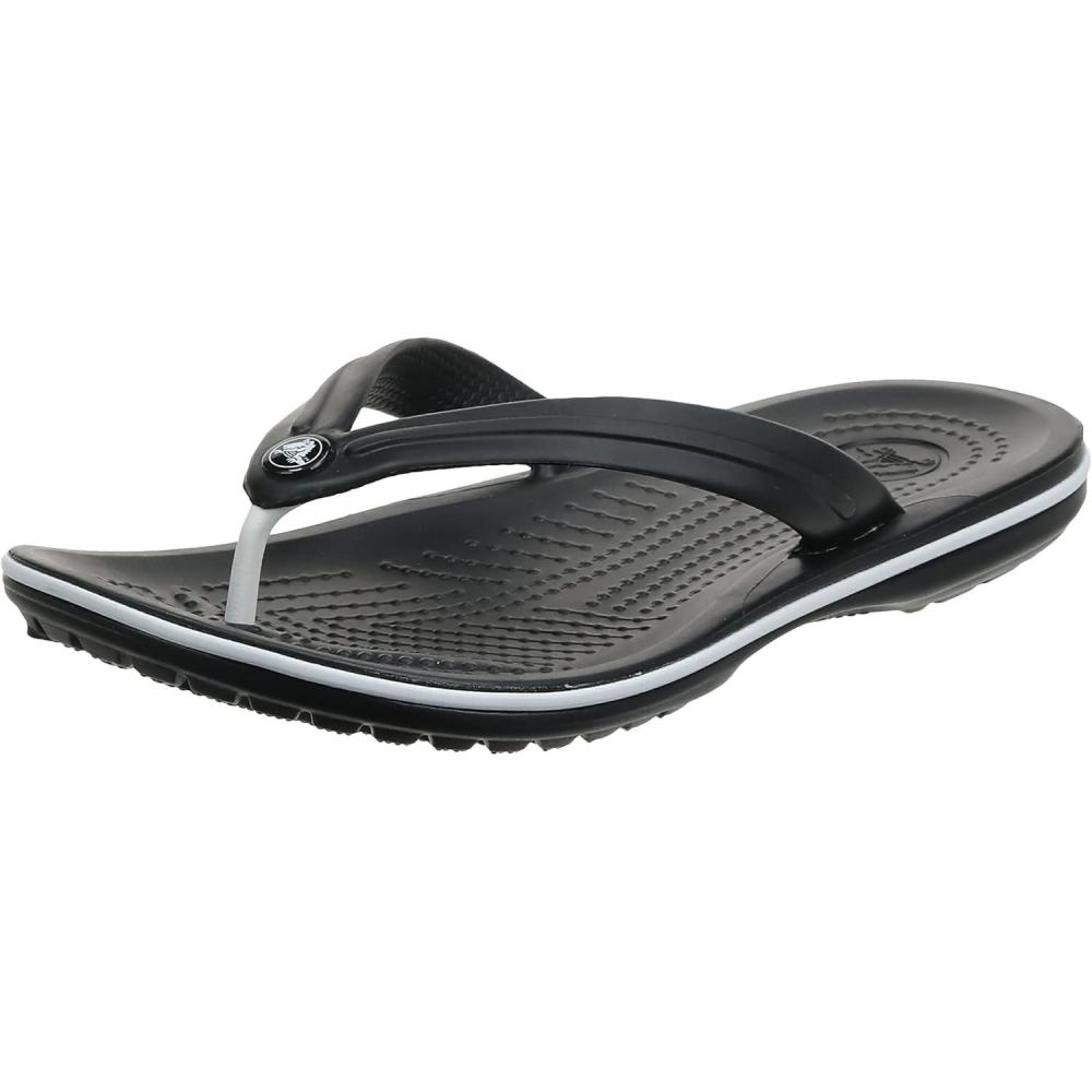 imageCrocs Unisex Adult Crocband Flip Flop SandalBlack
