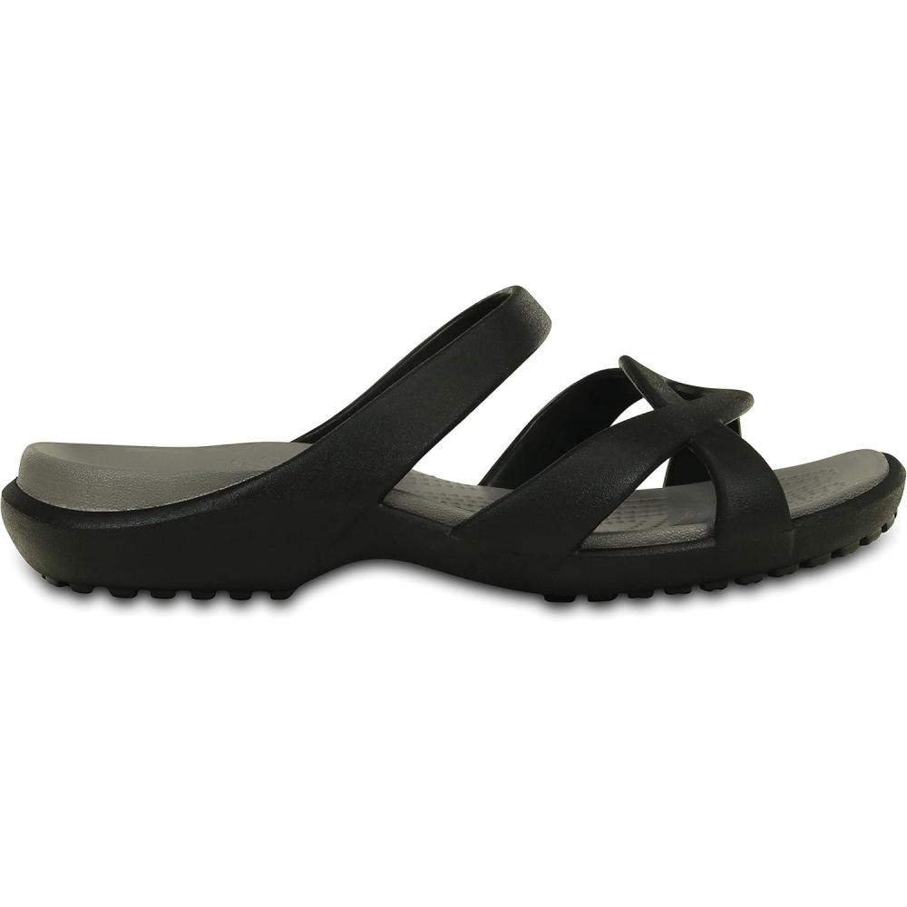 imageCrocs Unisex Adult Crocband Flip Flop SandalMeleenBlackSmoke