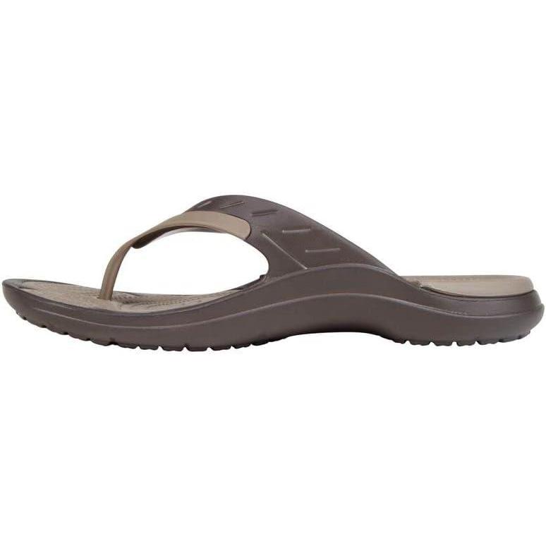imageCrocs Unisex Adult Crocband Flip Flop SandalModiEspressoWalnut