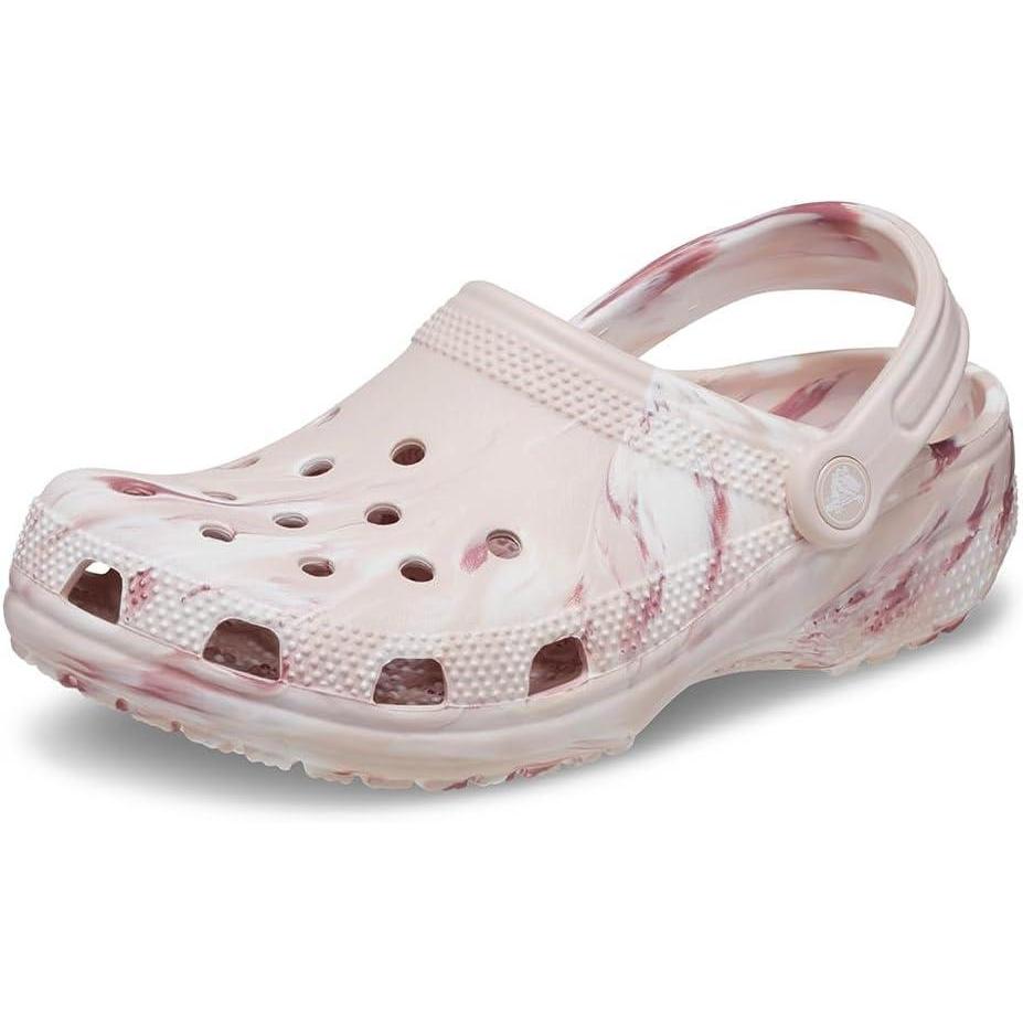imageCrocs UnisexAdult Classic Marbled Tie Dye ClogQuartzMulti