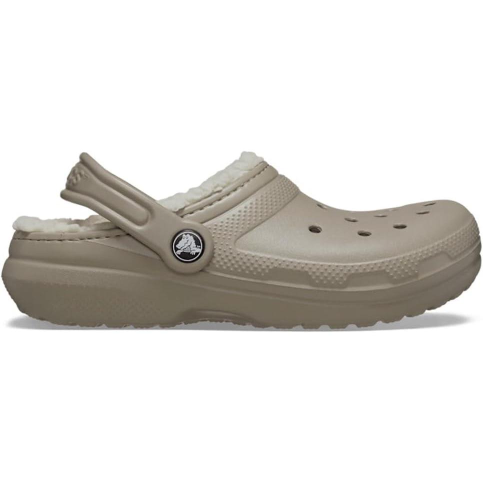imageCrocs UnisexChild Classic Tie Dye Lined Clog  Kids SlippersMushroom Bone