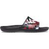 Crocs Kids’ Classic Slide Sandals, Black/Red, 11 Little Kid