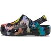 Crocs Kids’ Classic Tie Dye Clogs(Black/Black)