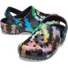 Crocs Kids’ Classic Tie Dye Clogs(Black/Black)