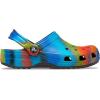 Crocs Kids’ Classic Tie Dye Clogs(Black/Multi Spray Dye)