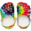 Crocs Kids’ Classic Tie Dye Clogs(Rainbow Tie Dye)