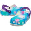 Crocs Kids’ Classic Tie Dye Clogs(White/Multi Solarized)