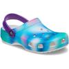 Crocs Kids’ Classic Tie Dye Clogs(White/Multi Solarized)