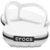 Crocs Unisex Adult Crocband Flip Flop Sandal(Clock Band/White)