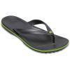 Crocs Unisex Adult Crocband Flip Flop Sandal(Graphite/Volt Green)