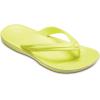 Crocs Unisex Adult Crocband Flip Flop Sandal(Tennis Ball Green/White)