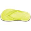 Crocs Unisex Adult Crocband Flip Flop Sandal(Tennis Ball Green/White)
