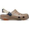 Crocs Unisex-Adult Classic All Terrain Clogs(Khaki/Multi)