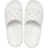 Crocs Unisex-Adult Classic Geometric Slide 2.0 Sandal(White Geo)