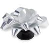 Crocs Unisex-Adult Jibbitz Shoe Charms – Holiday and Christmas Shoe Charm Singles, Cute Charms for Girls and Boys(Silver Present Bow)