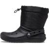 Crocs Unisex-Child Classic Lined Neo Puff Boot Snow(Black)