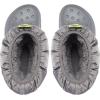 Crocs Unisex-Child Classic Lined Neo Puff Boot Snow(Slate Grey)