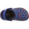 Crocs Unisex-Child Classic Tie Dye Lined Clog | Kids’ Slippers(Blue Jean/Navy)