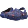 Crocs Unisex-Child Classic Tie Dye Lined Clog | Kids’ Slippers(Blue Jean/Navy)