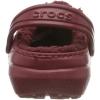 Crocs Unisex-Child Classic Tie Dye Lined Clog | Kids’ Slippers(Brick Red)