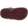 Crocs Unisex-Child Classic Tie Dye Lined Clog | Kids’ Slippers(Brick Red)