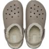 Crocs Unisex-Child Classic Tie Dye Lined Clog | Kids’ Slippers(Mushroom Bone)