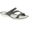 Crocs Women’s Swiftwater Sandals Slide(Smoke/White)