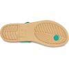 Crocs Women’s Tulum Toe Post Sandals(Deep Green Tan)