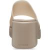 Crocs womens Brooklyn Slide Heel(Taupe)