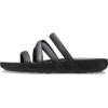 Crocs womens Splash Strappy Sandals(Black)
