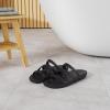 Crocs womens Splash Strappy Sandals(Black)