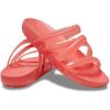 Crocs womens Splash Strappy Sandals(Neon Watermelon)