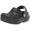 Crocs Classic Lined Clog (Little Kid/Big Kid) Black/Black 2 Little Kid M