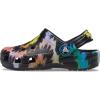 Crocs Kids’ Classic Tie Dye Clogs(Black/Black)
