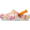 Crocs Kids’ Classic Tie Dye Clogs(Orange Zing Splatter Dye)