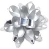 Crocs Unisex-Adult Jibbitz Shoe Charms – Holiday and Christmas Shoe Charm Singles, Cute Charms for Girls and Boys(Silver Present Bow)