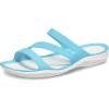 Crocs Women’s Swiftwater Sandal(White/Digital Aqua)