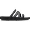 Crocs womens Splash Strappy Sandals(Black)
