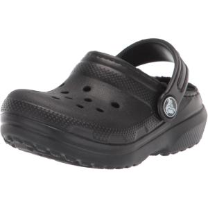 Crocs Classic Lined Clog (Little Kid/Big Kid) Black/Black 2 Little Kid M