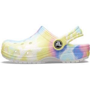 Crocs Kids’ Classic Tie Dye Clogs(Pastel Tie Dye)