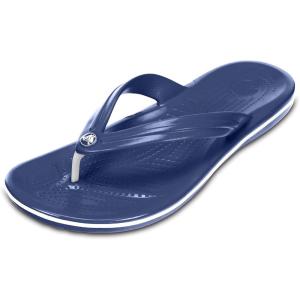 Crocs Unisex Adult Crocband Flip Flop Sandal(Navy)