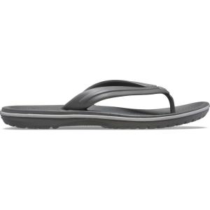 Crocs Unisex Adult Crocband Flip Flop Sandal(Slate Grey/Smoke)