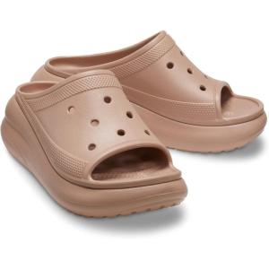 Crocs Women’s Crush Slide Wedge Sandal(Cork)
