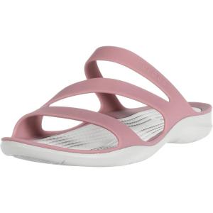 Crocs Women’s Swiftwater Sandals Slide(Cassis/Pearl White)